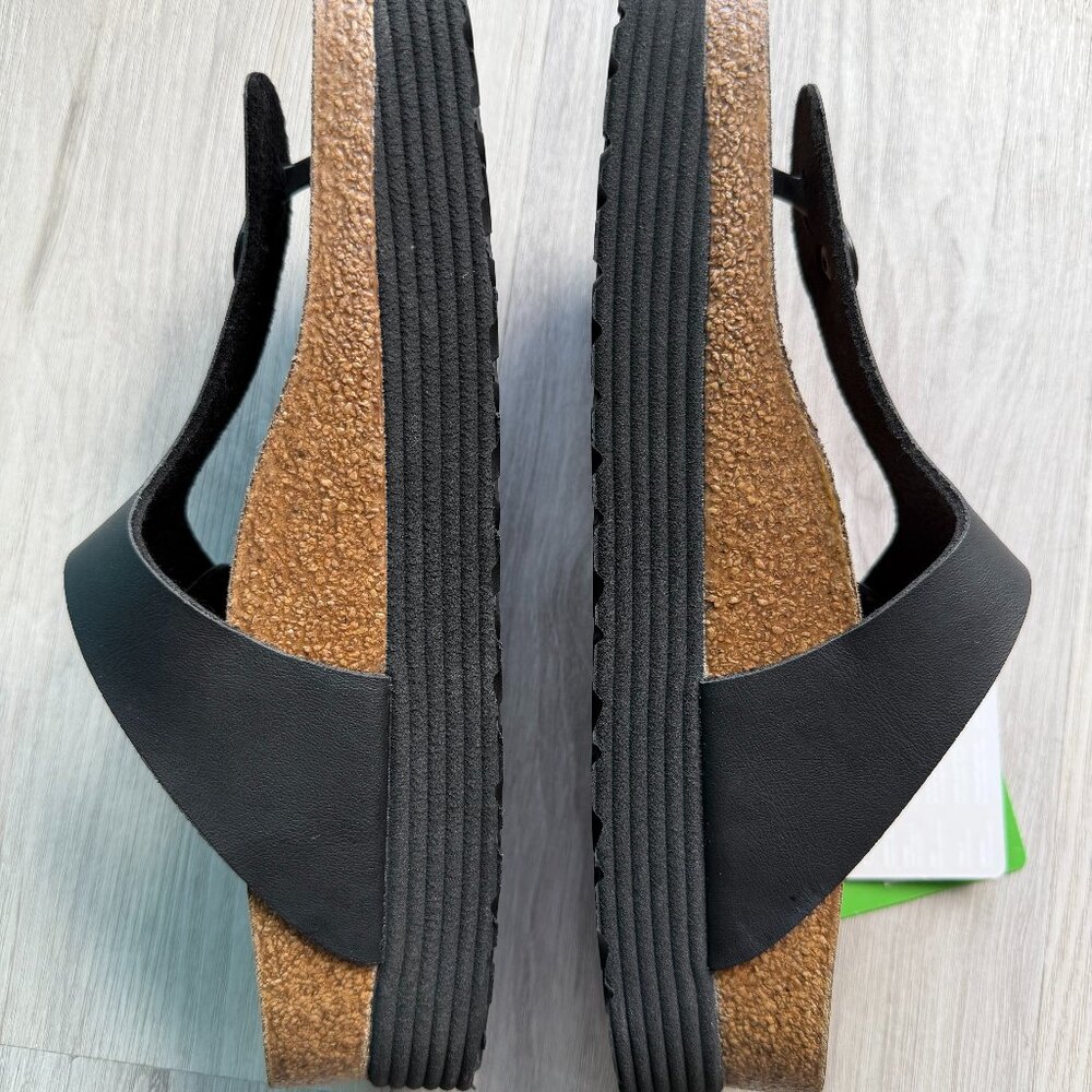 NEW NWT Birkenstock - Papillio Gizeh Platform Vegan Black - 2 Sizes Available - Picture 9 of 16